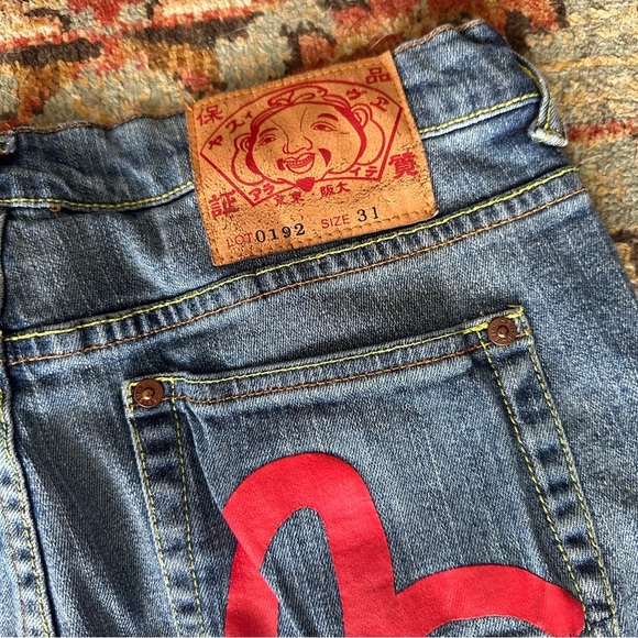 EVISU Y2K Jeans 31” - Picture 3 of 10